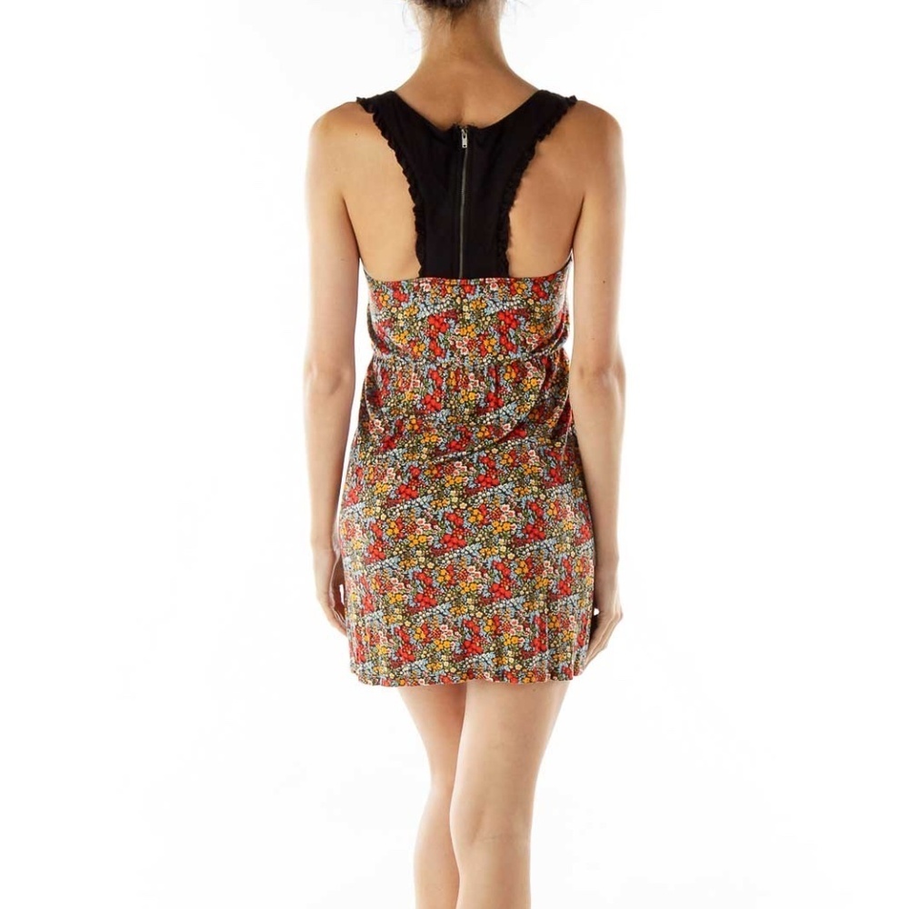 Everyly Multi-Color Foral Day Dress - Picture 3 of 4